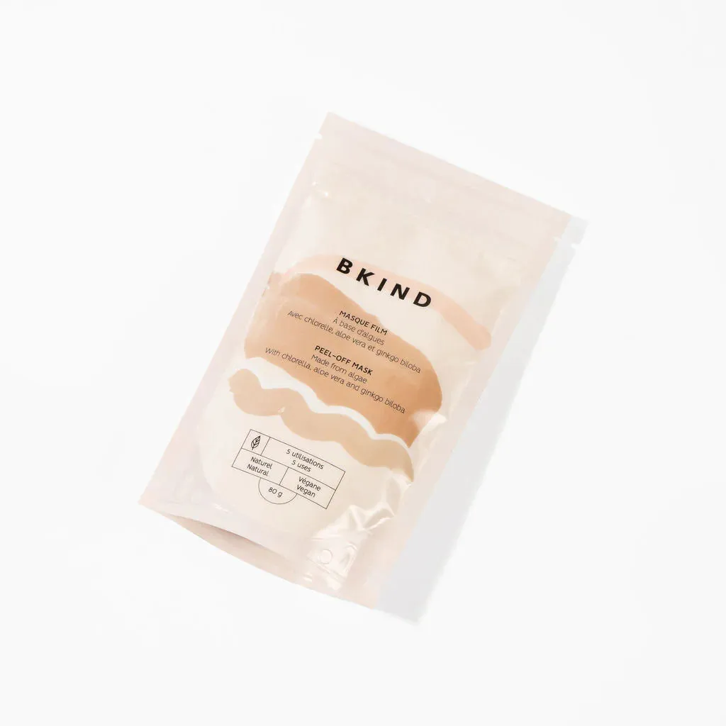 Algae Peel-off Mask - Chlorella, Aloe vera and Ginkgo biloba by BKIND, 80g