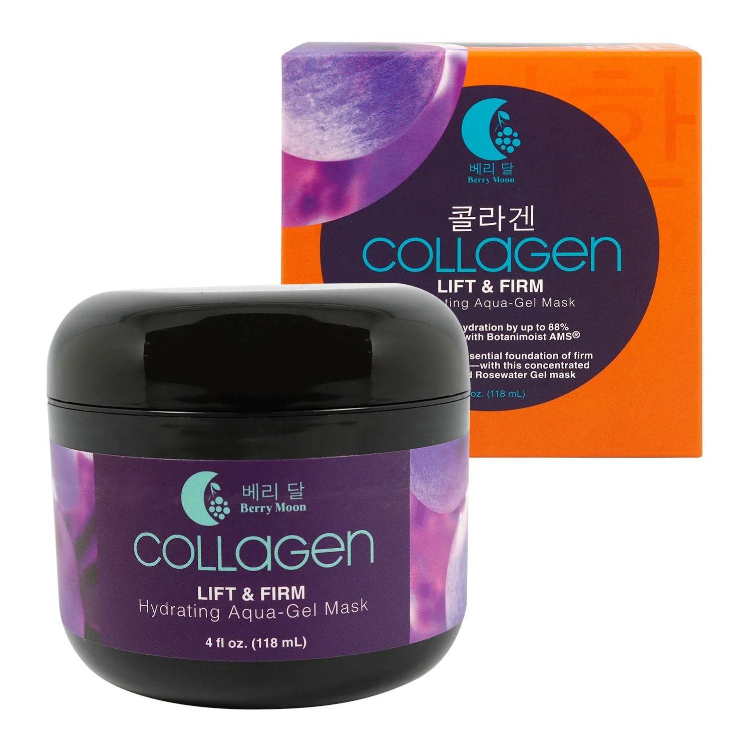 Berry Moon Collagen Lift and Firm Hydrating Aqua Gel Mask 4oz