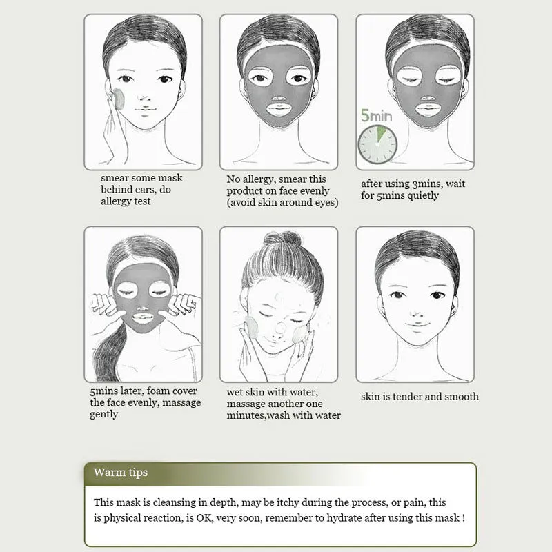 Clay Mask Face Moisturizing Whitening Anti-Aging Acne Mask