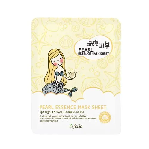 Pure Skin Pearl Essence Mask Sheet - 1 Box of 10 Sheets